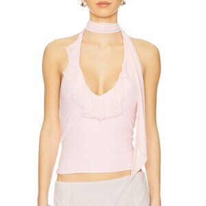 MAJORELLE Clara Top - Light Pink - Size XS